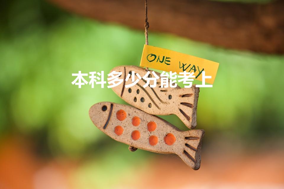 本科多少分能考上（高考多少分可以上本科）