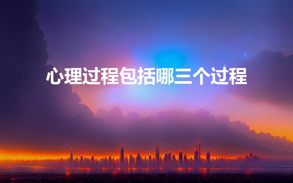心理过程包括哪三个过程（心理过程包括哪些内容）
