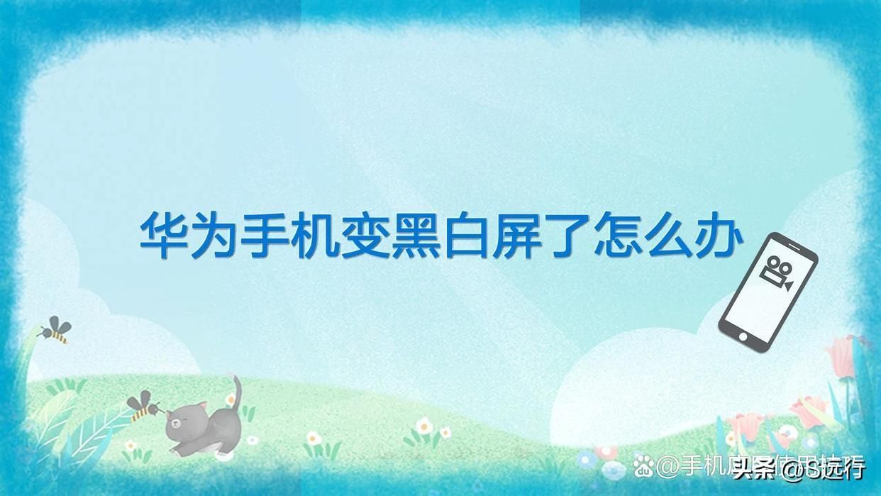 华为nova10手机灰色怎么改回彩色？手机屏幕变成黑白怎么恢复正常