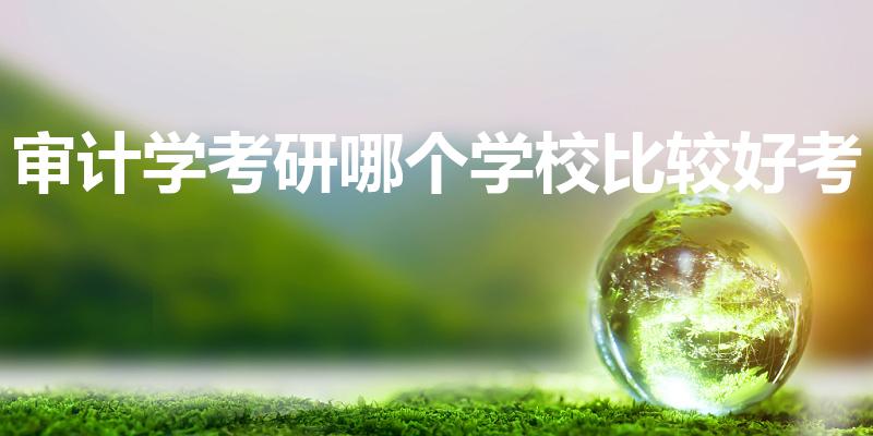 审计学考研哪个学校比较好考（南京审计大学考研好考吗）