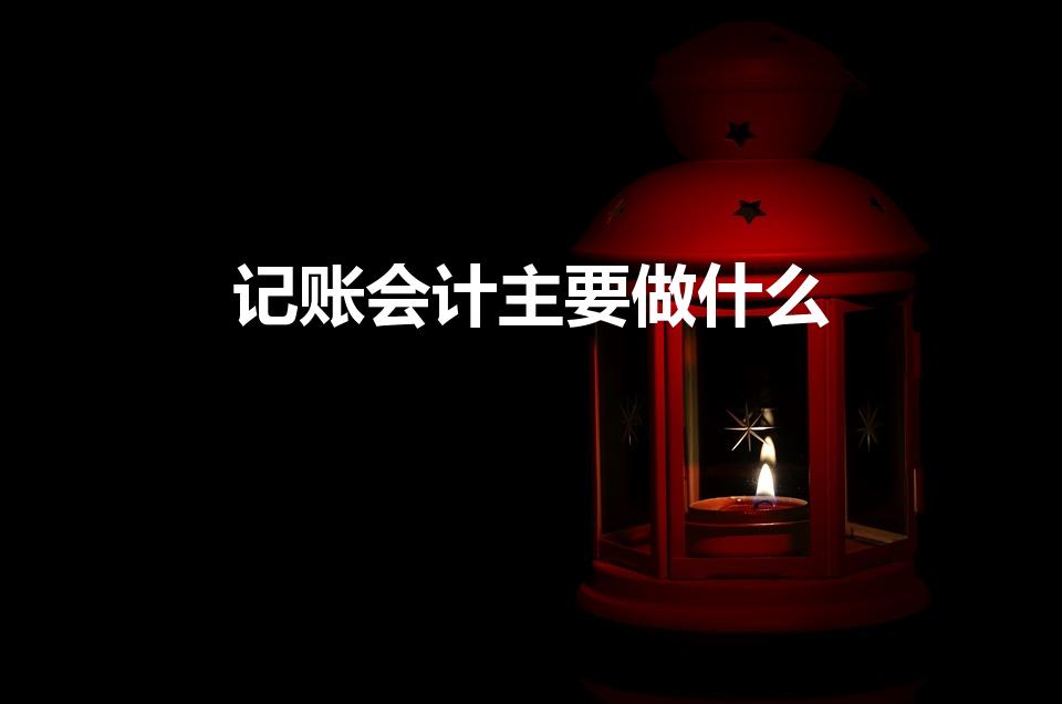 记账会计主要做什么（会计是干什么的+主要做哪些工作）