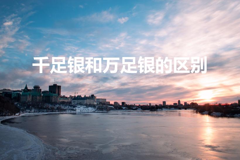 千足银和万足银的区别（千足银999和万足银有什么区别吗）