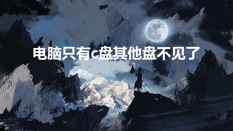 电脑只有c盘其他盘不见了（电脑只有c盘了,其它盘没有了）