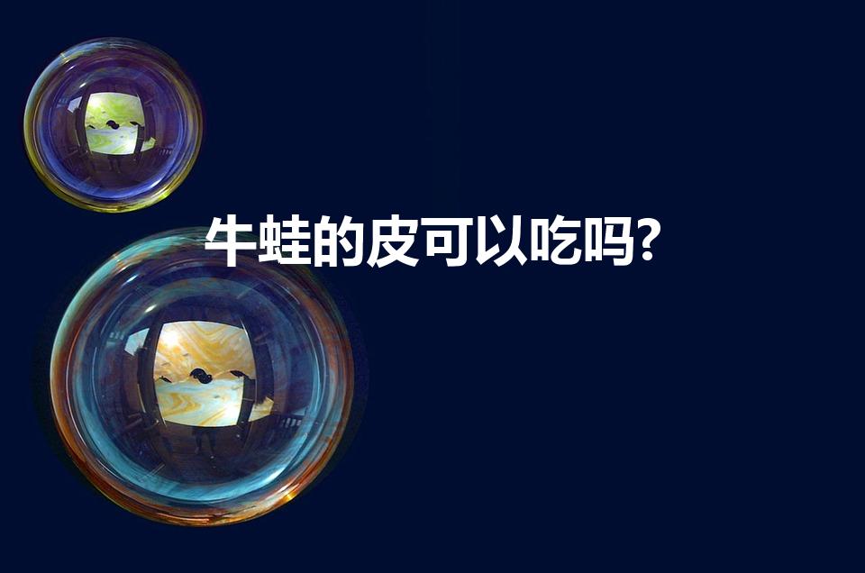 牛蛙的皮可以吃吗?（牛蛙皮可以吃吗）