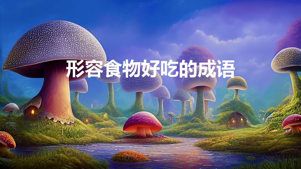 形容食物好吃的成语（描写食物很好吃的四字成语）