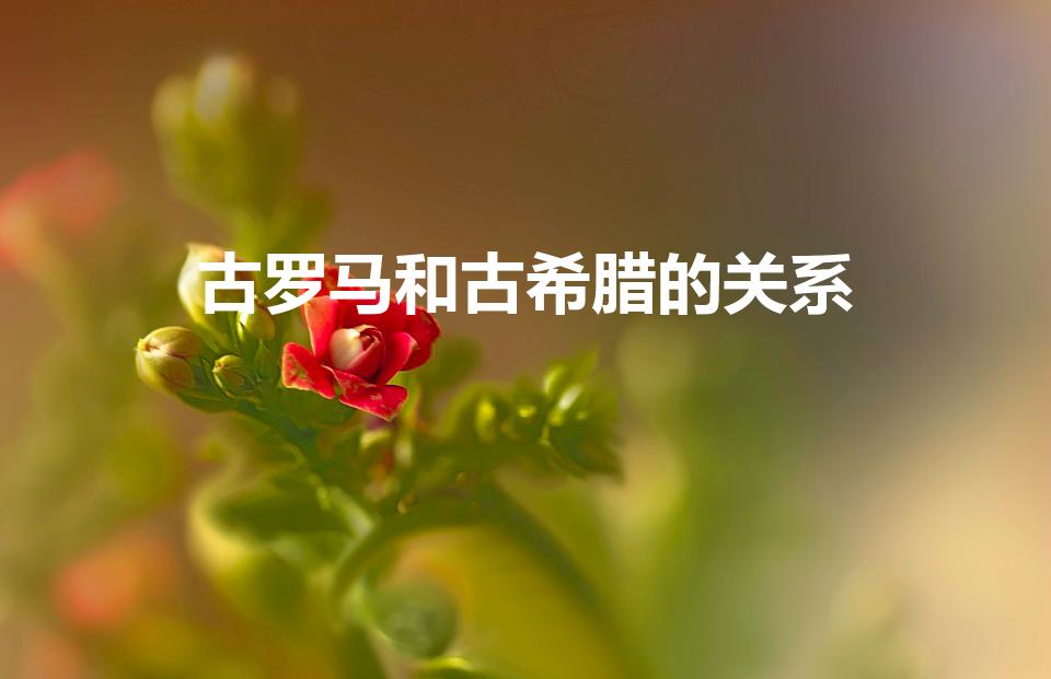 古罗马和古希腊的关系（古希腊和古罗马的关系是什么）