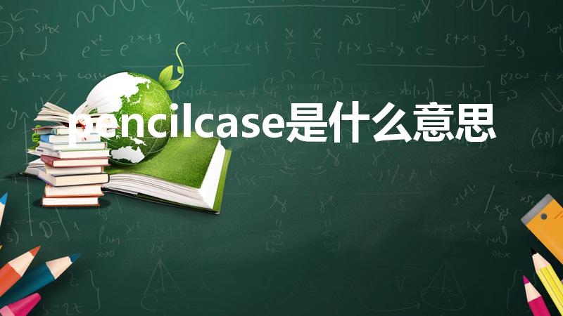 pencilcase是什么意思