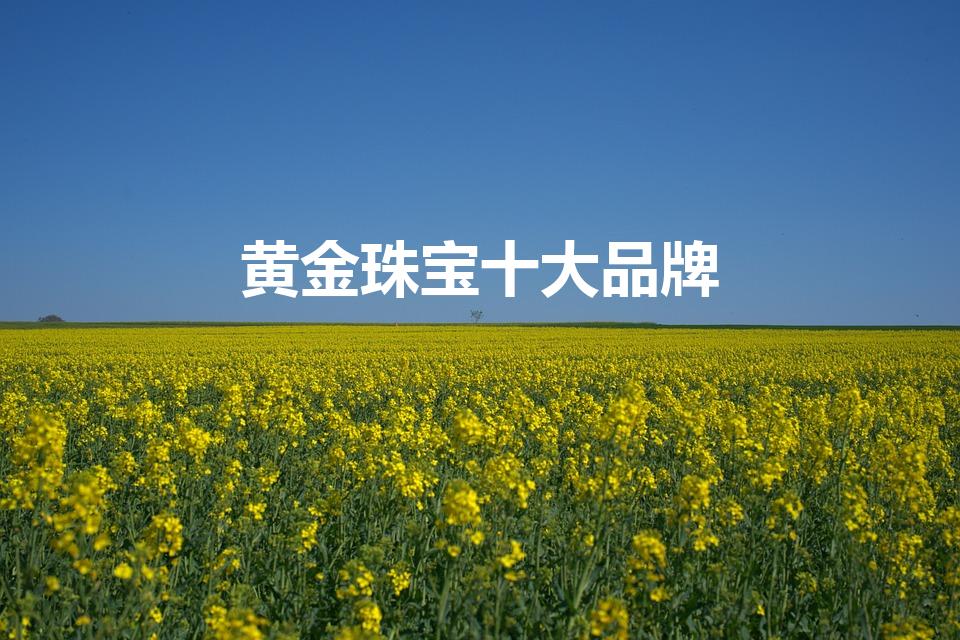 黄金珠宝十大品牌（黄金珠宝排名前十名品牌）