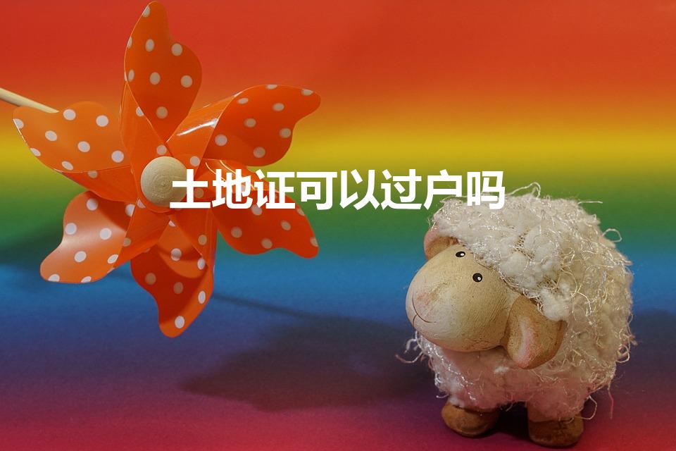 土地证可以过户吗（国有土地证能过户吗）