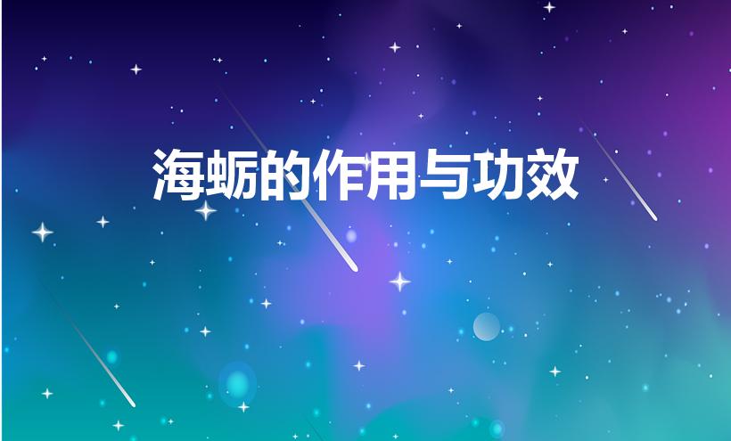 海蛎的作用与功效（牡蛎的功效与作用有什么）