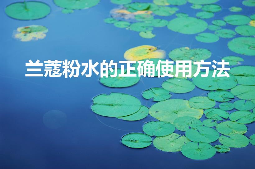 兰蔻粉水的正确使用方法（兰蔻粉水怎么用效果最好）
