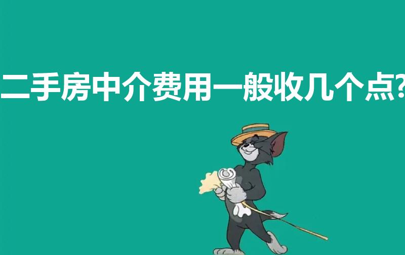 二手房中介费用一般收几个点?（买二手房中介费标准是多少）