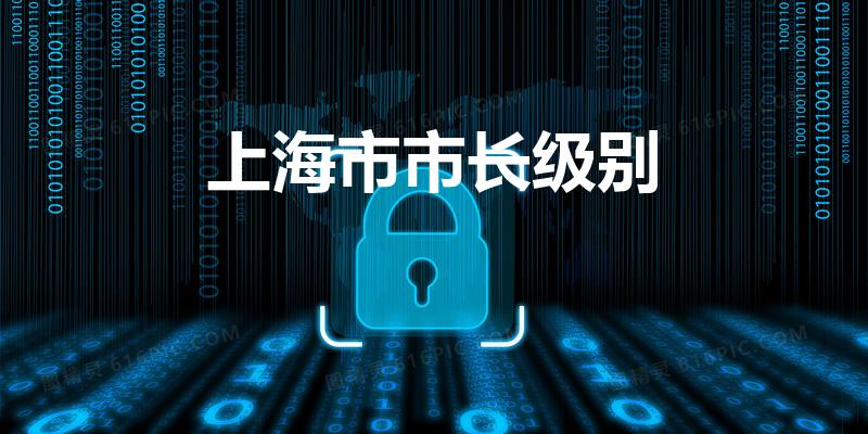 上海市市长级别（上海市长和最高检副检察长级别）