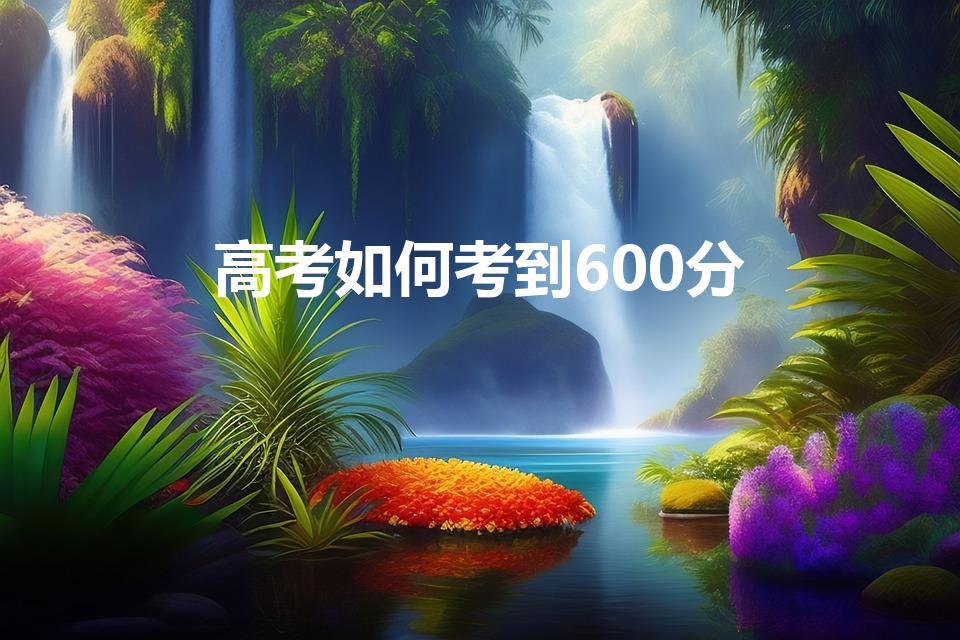 高考如何考到600分（高考600分怎么考）