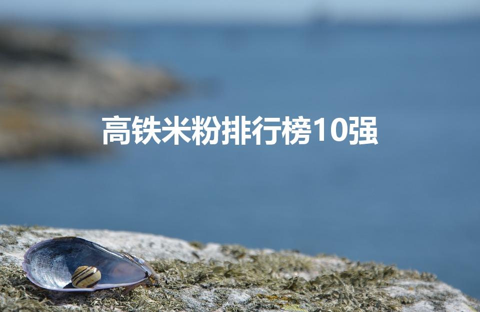 高铁米粉排行榜10强（高铁米粉哪个牌子口碑最好）