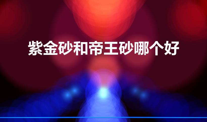 紫金砂和帝王砂哪个好（帝王砂和紫朱砂哪个好）