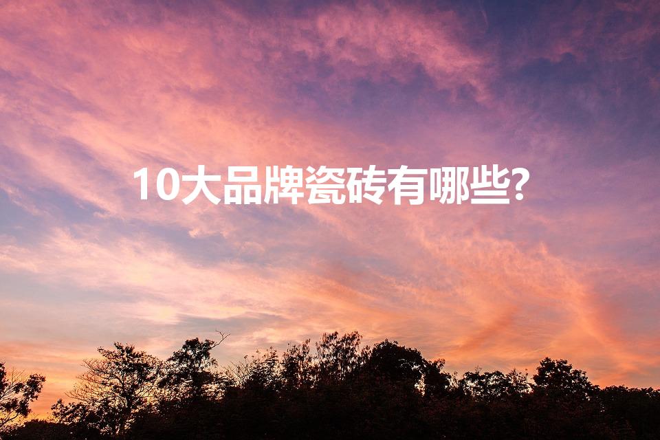 10大品牌瓷砖有哪些?（瓷砖十大名牌有哪些）
