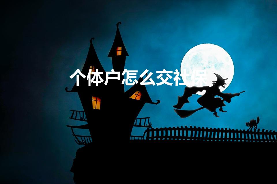 个体户怎么交社保（个体户怎么给自己交社保）
