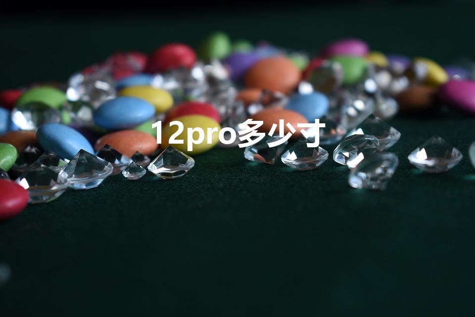 12pro多少寸（iphone12pro尺寸是多少）