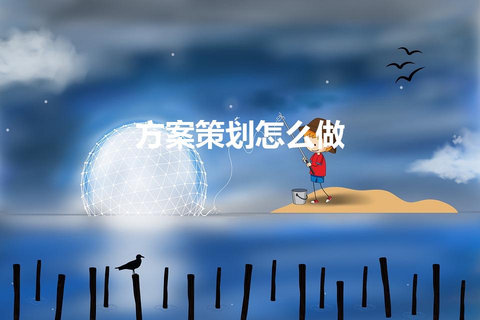 方案策划怎么做（策划方案怎么做）