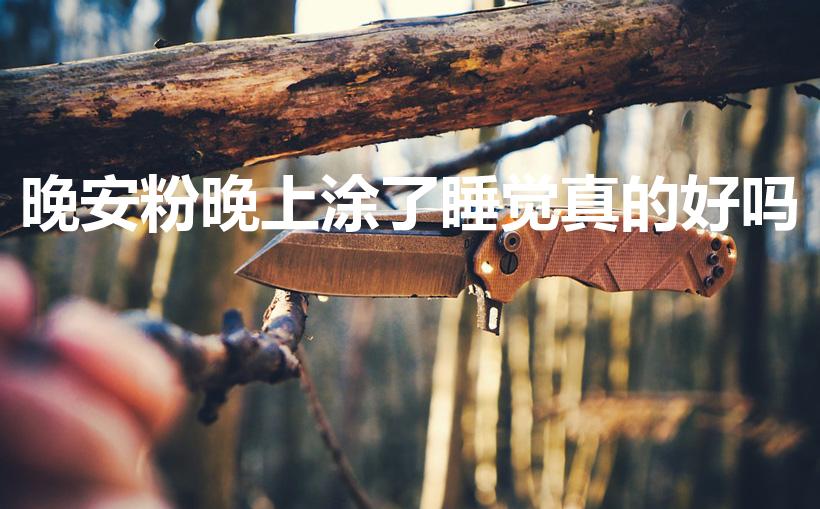 晚安粉晚上涂了睡觉真的好吗