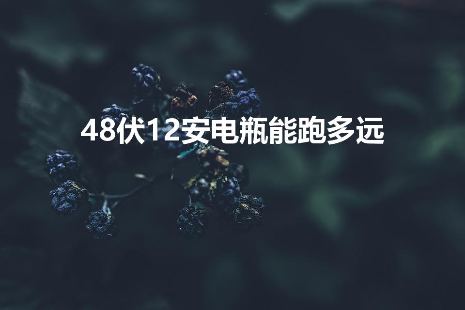 48伏12安电瓶能跑多远