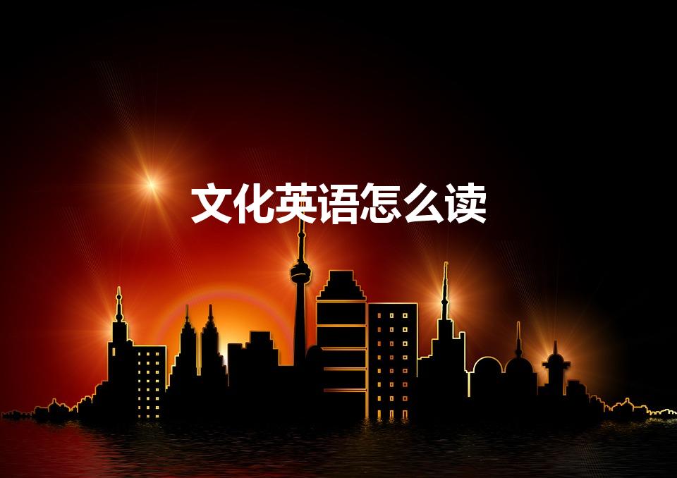 文化英语怎么读（文化英文怎么读）