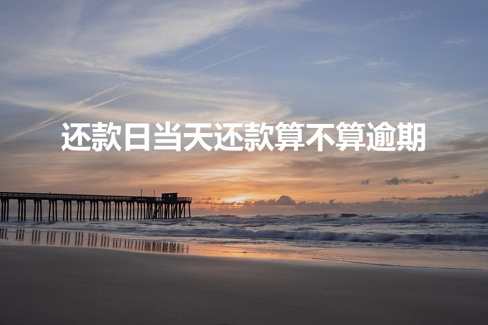还款日当天还款算不算逾期（信用卡还款日当天还款算逾期吗）