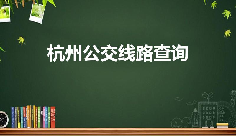 杭州公交线路查询（杭州公交线路查询318经过站有哪些）