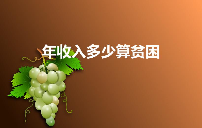 年收入多少算贫困（贫困户家庭年收入的标准是多少）