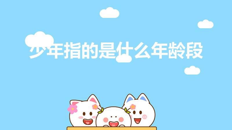 少年指的是什么年龄段（少年是指哪个年龄段）