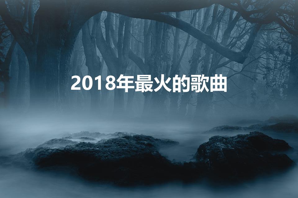 2018年最火的歌曲（2018年最火的歌曲有哪些）