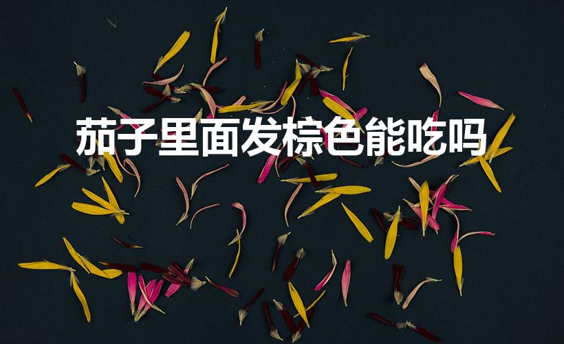 茄子里面发棕色能吃吗（茄子芯发褐色是坏了吗）