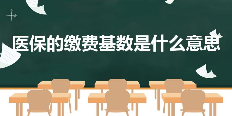 医保的缴费基数是什么意思（医保缴费基数是什么意思）