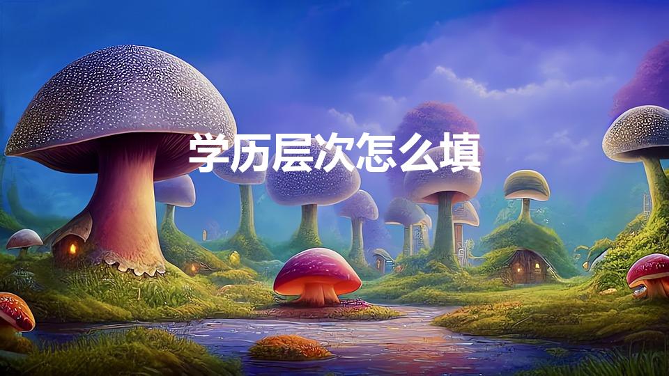 学历层次怎么填（电大学历层次怎么填写在学信网）