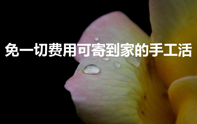 免一切费用可寄到家的手工活（有哪些手工活可以带回家做）
