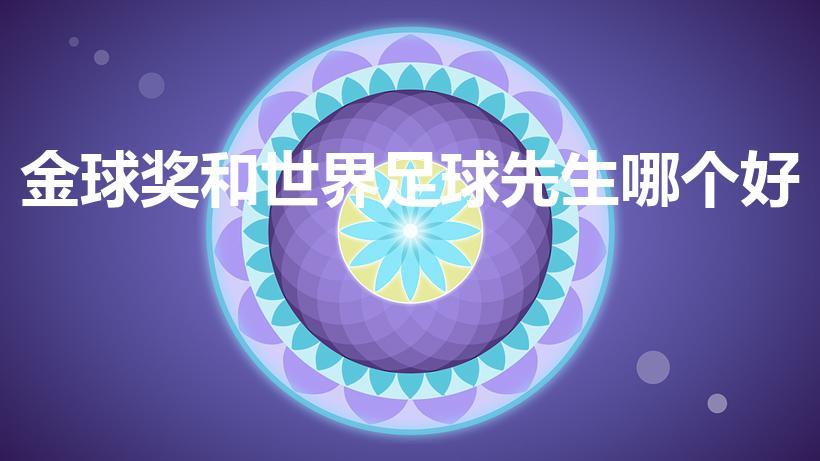 金球奖和世界足球先生哪个好