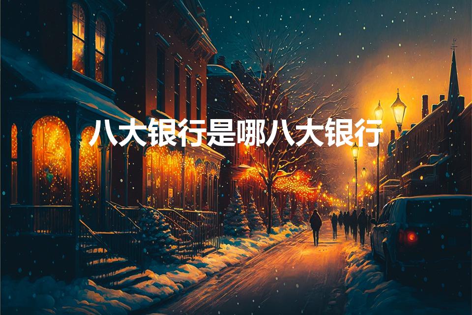 八大银行是哪八大银行（中国八大银行是哪八个）