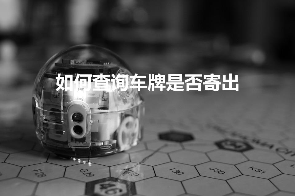 如何查询车牌是否寄出（怎么查车牌邮寄进度）