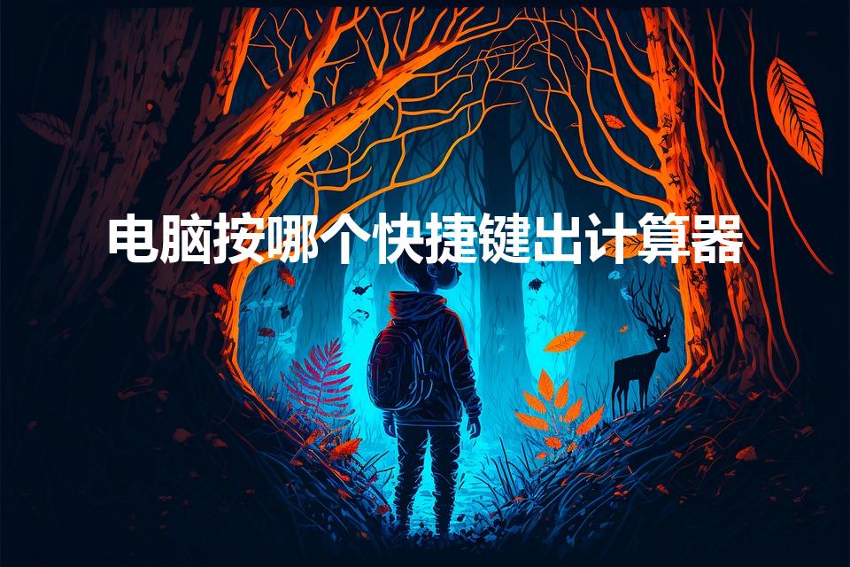 电脑按哪个快捷键出计算器（电脑计算器快捷键是哪个）