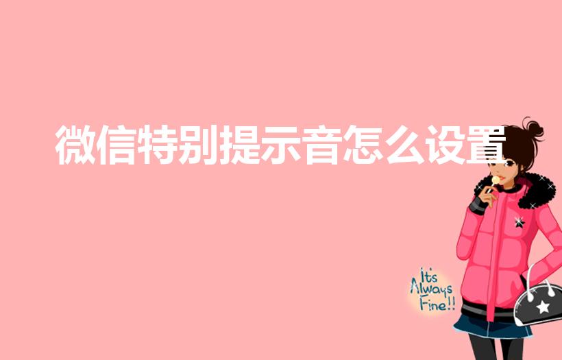 微信特别提示音怎么设置（微信怎么设置特别关心提示音）