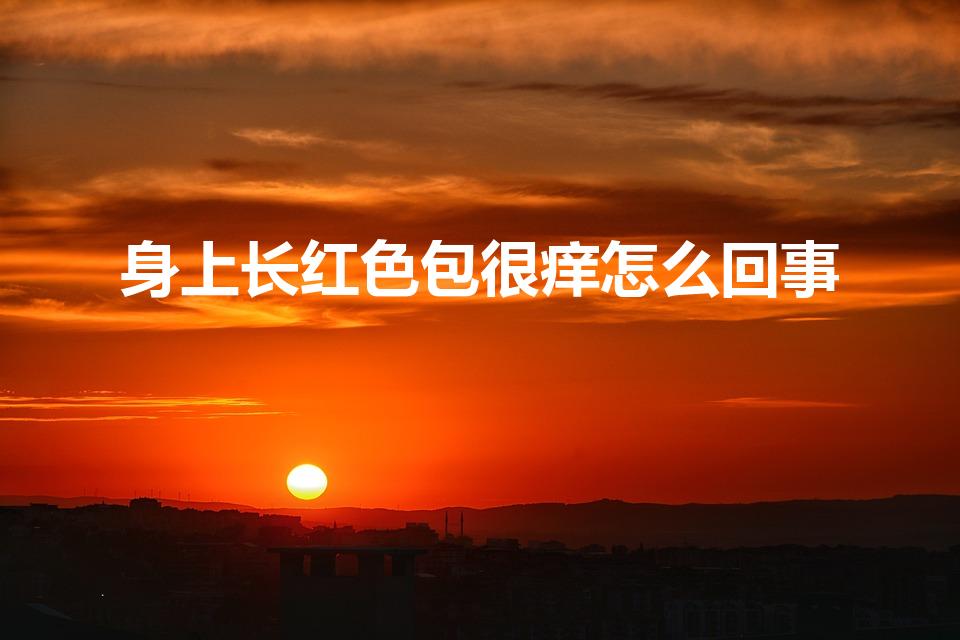 身上长红色包很痒怎么回事（身上起红疙瘩很痒是怎么回事啊）