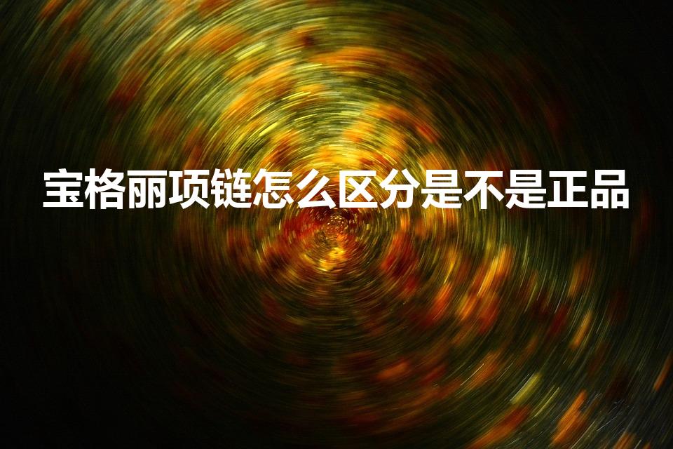 宝格丽项链怎么区分是不是正品（怎么查宝格丽是不是正品）