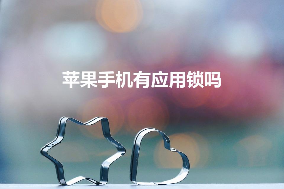 苹果手机有应用锁吗（iphone有应用锁吗）