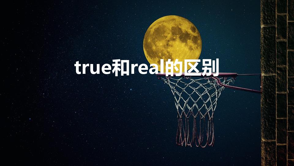 true和real的区别（real和true的用法区别）
