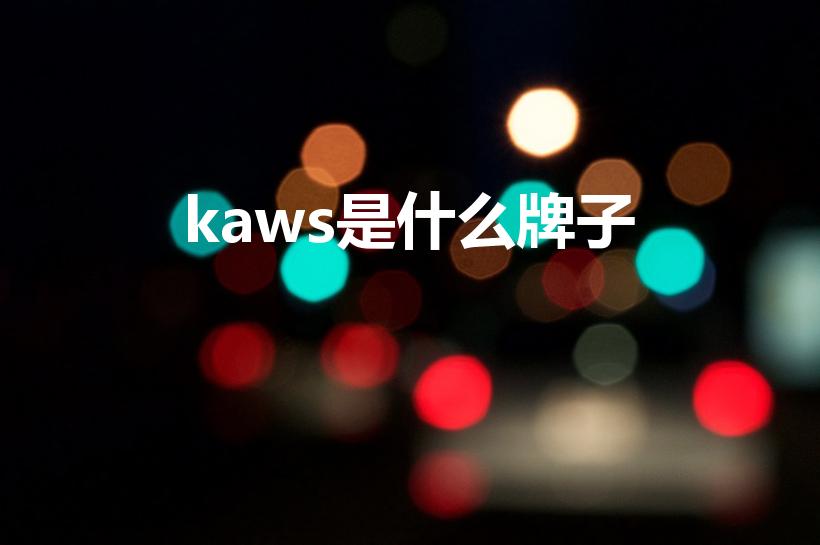 kaws是什么牌子（kaws是哪个品牌）