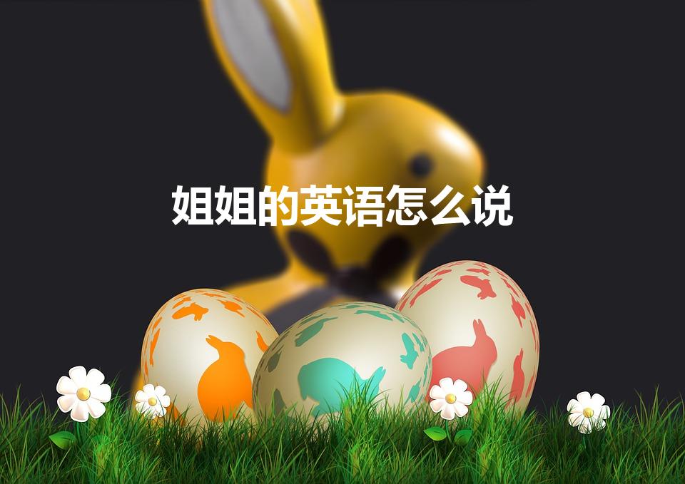姐姐的英语怎么说（姐姐用英语怎么说）