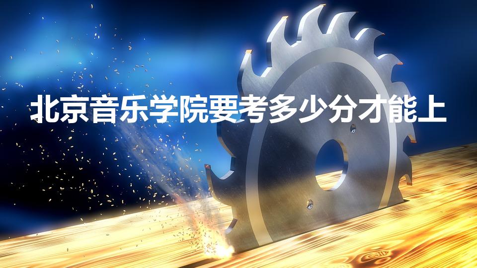 北京音乐学院要考多少分才能上（中国音乐学院高考分数线）