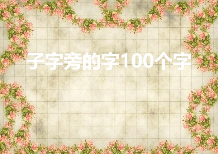 子字旁的字100个字（衣子字旁的字）