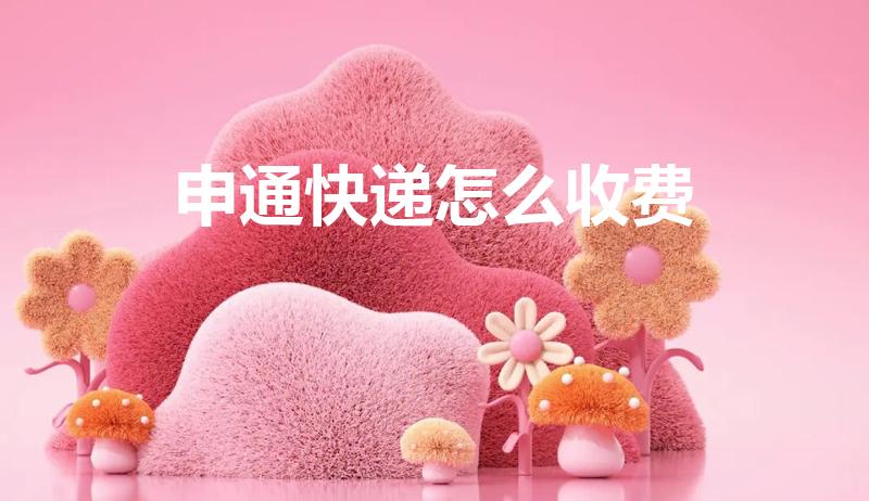 申通快递怎么收费（申通快递寄件收费标准）